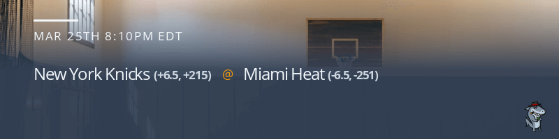 New York Knicks vs. Miami Heat - March 25, 2022