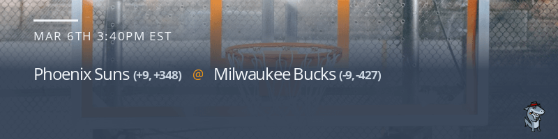 Phoenix Suns vs. Milwaukee Bucks - March 6, 2022