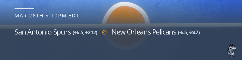 San Antonio Spurs vs. New Orleans Pelicans - March 26, 2022