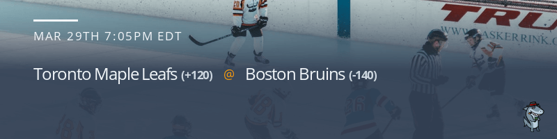 Toronto Maple Leafs vs. Boston Bruins - March 29, 2022