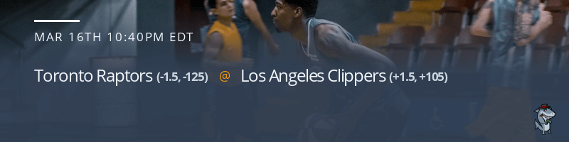 Toronto Raptors vs. Los Angeles Clippers - March 16, 2022