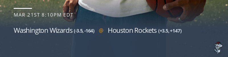 Washington Wizards vs. Houston Rockets - March 21, 2022