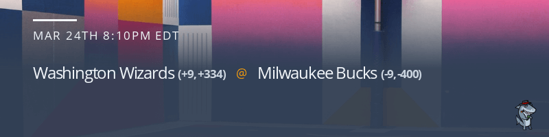 Washington Wizards vs. Milwaukee Bucks - March 24, 2022