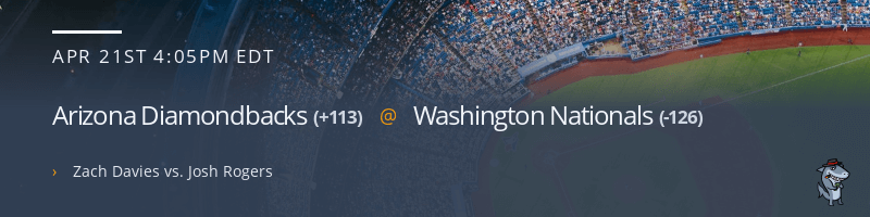 Arizona Diamondbacks @ Washington Nationals - April 21, 2022