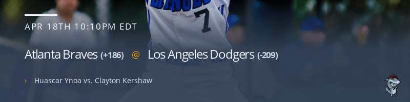 Atlanta Braves @ Los Angeles Dodgers - April 18, 2022