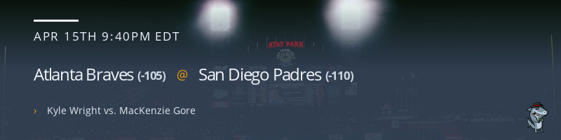 Atlanta Braves @ San Diego Padres - April 15, 2022