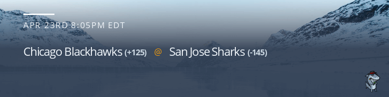 Chicago Blackhawks vs. San Jose Sharks - April 23, 2022