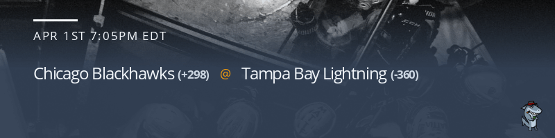 Chicago Blackhawks vs. Tampa Bay Lightning - April 1, 2022