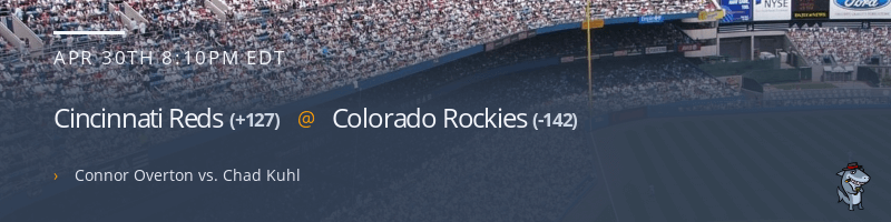 Cincinnati Reds @ Colorado Rockies - April 30, 2022