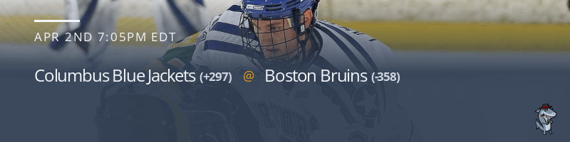 Columbus Blue Jackets vs. Boston Bruins - April 2, 2022