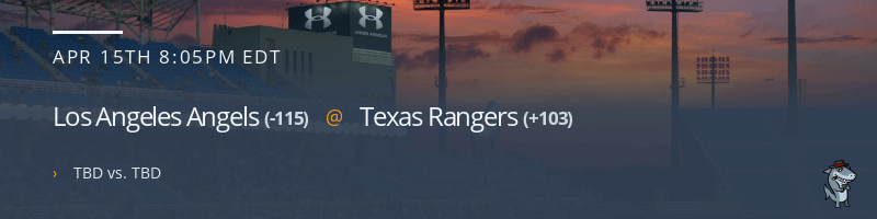 Los Angeles Angels @ Texas Rangers - April 15, 2022