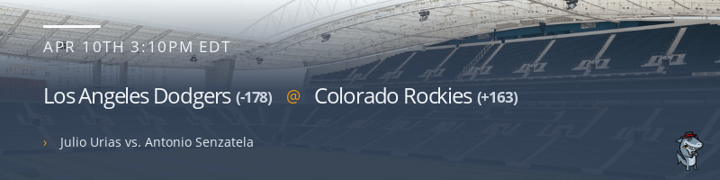 Los Angeles Dodgers @ Colorado Rockies - April 10, 2022