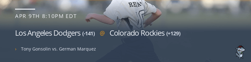 Los Angeles Dodgers @ Colorado Rockies - April 9, 2022