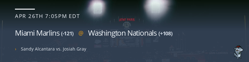 Miami Marlins @ Washington Nationals - April 26, 2022