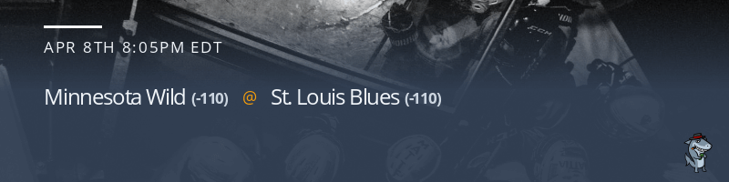 Minnesota Wild vs. St. Louis Blues - April 8, 2022