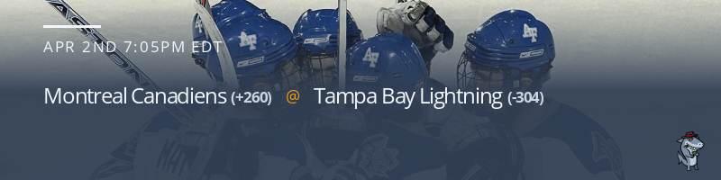 Montreal Canadiens vs. Tampa Bay Lightning - April 2, 2022