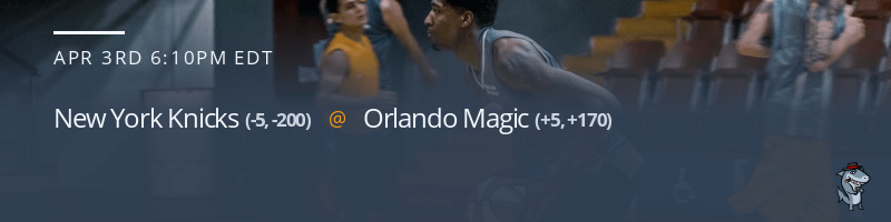 New York Knicks vs. Orlando Magic - April 3, 2022