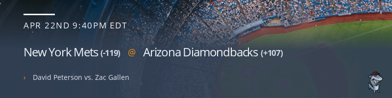 New York Mets @ Arizona Diamondbacks - April 22, 2022