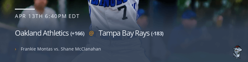 Oakland Athletics @ Tampa Bay Rays - April 13, 2022