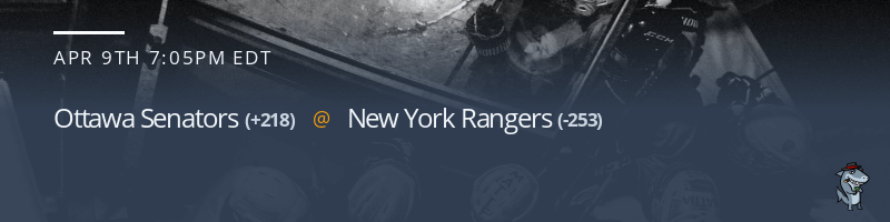 Ottawa Senators vs. New York Rangers - April 9, 2022