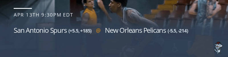 San Antonio Spurs vs. New Orleans Pelicans - April 13, 2022