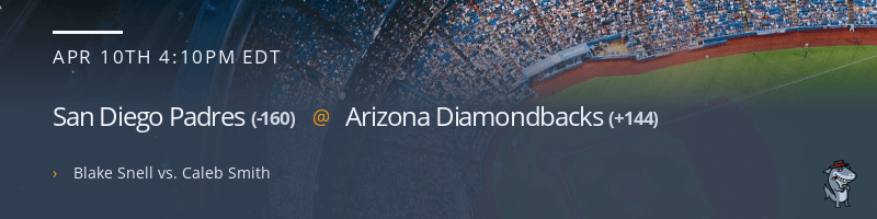 San Diego Padres @ Arizona Diamondbacks - April 10, 2022