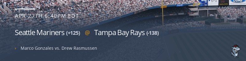 Seattle Mariners @ Tampa Bay Rays - April 27, 2022