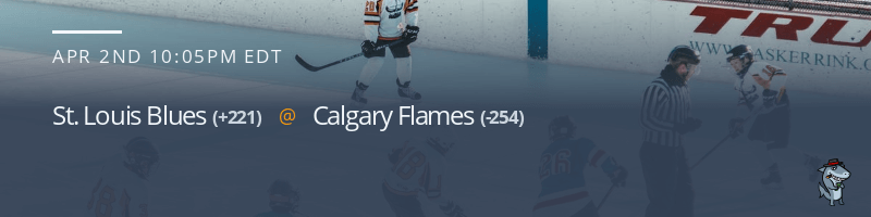 St. Louis Blues vs. Calgary Flames - April 2, 2022