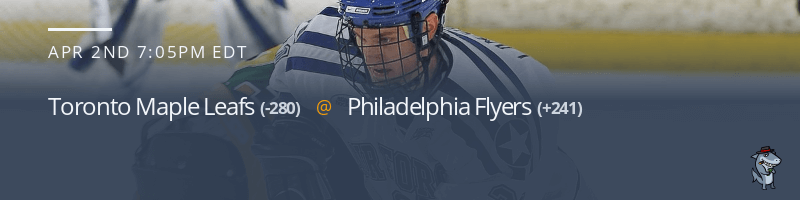 Toronto Maple Leafs vs. Philadelphia Flyers - April 2, 2022