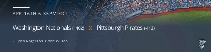 Washington Nationals @ Pittsburgh Pirates - April 16, 2022