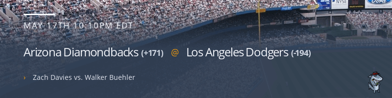 Arizona Diamondbacks @ Los Angeles Dodgers - May 17, 2022