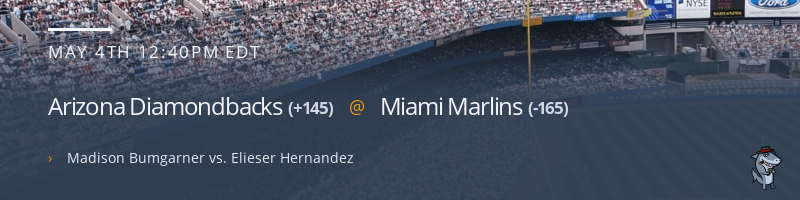 Arizona Diamondbacks @ Miami Marlins - May 4, 2022