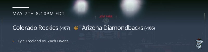 Colorado Rockies @ Arizona Diamondbacks - May 7, 2022