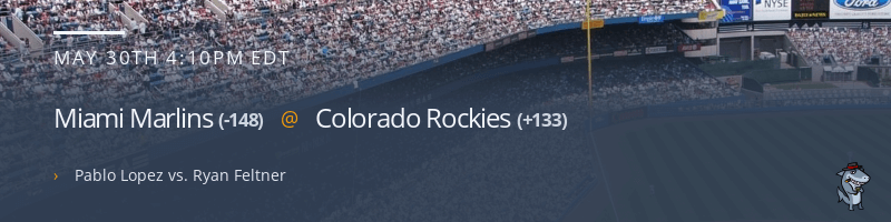 Miami Marlins @ Colorado Rockies - May 30, 2022