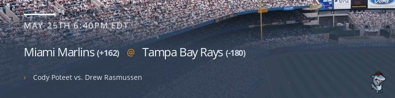 Miami Marlins @ Tampa Bay Rays - May 25, 2022