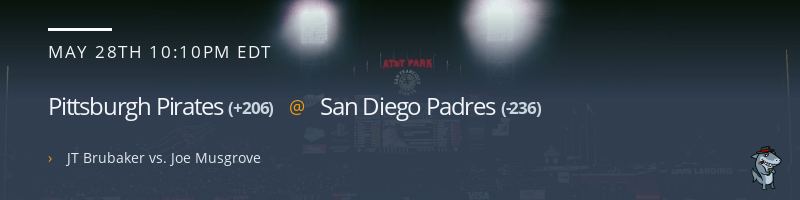 Pittsburgh Pirates @ San Diego Padres - May 28, 2022