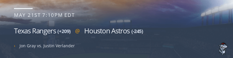 Texas Rangers @ Houston Astros - May 21, 2022