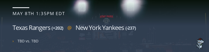 Texas Rangers @ New York Yankees - May 8, 2022