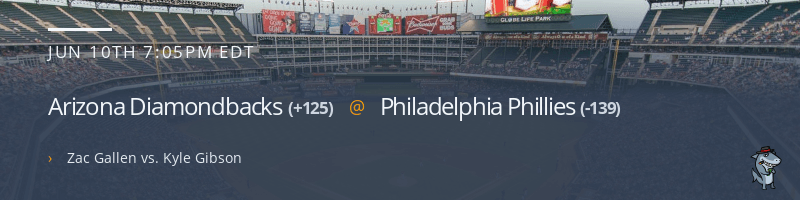 Arizona Diamondbacks @ Philadelphia Phillies - June 10, 2022