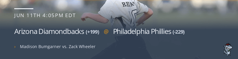 Arizona Diamondbacks @ Philadelphia Phillies - June 11, 2022