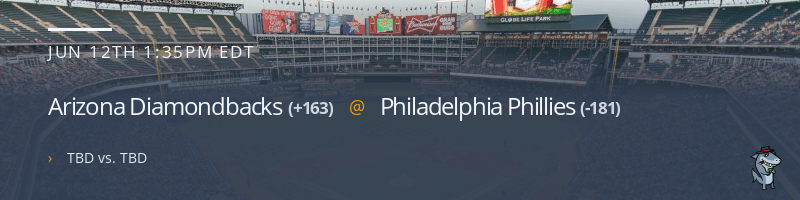 Arizona Diamondbacks @ Philadelphia Phillies - June 12, 2022