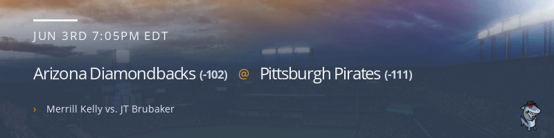 Arizona Diamondbacks @ Pittsburgh Pirates - June 3, 2022