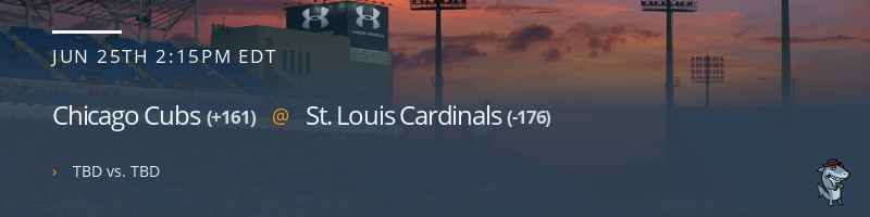 Chicago Cubs @ St. Louis Cardinals - June 25, 2022