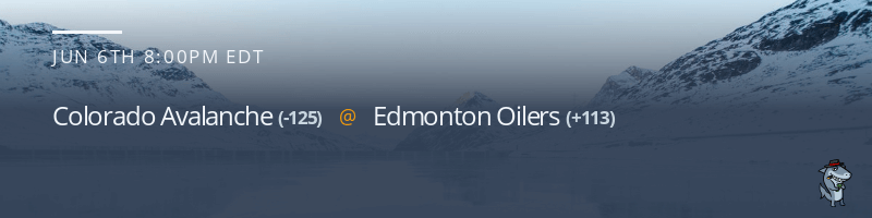 Colorado Avalanche vs. Edmonton Oilers - June 6, 2022