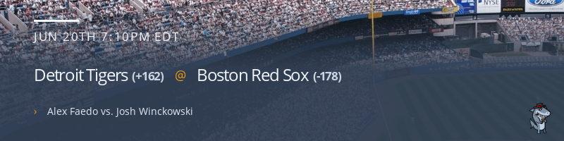 Detroit Tigers @ Boston Red Sox - June 20, 2022