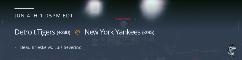 Detroit Tigers @ New York Yankees - June 4, 2022