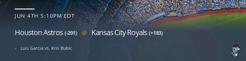 Houston Astros @ Kansas City Royals - June 4, 2022