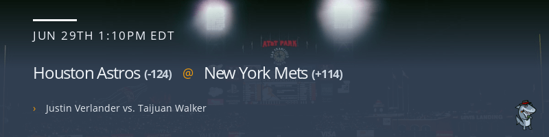 Houston Astros @ New York Mets - June 29, 2022