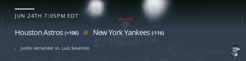 Houston Astros @ New York Yankees - June 24, 2022