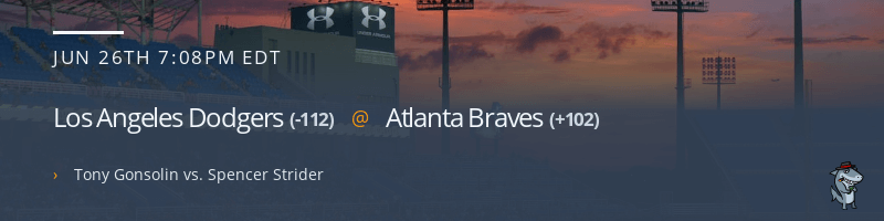 Los Angeles Dodgers @ Atlanta Braves - June 26, 2022